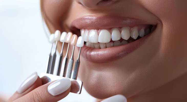 گروه های رنگی لمینت دندان