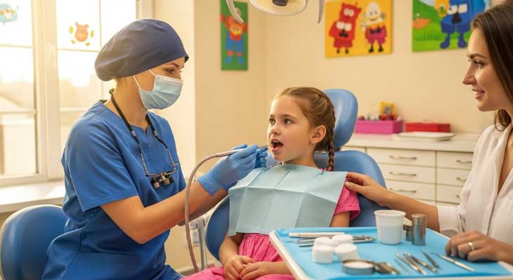 عصب کشی دندان کودکان