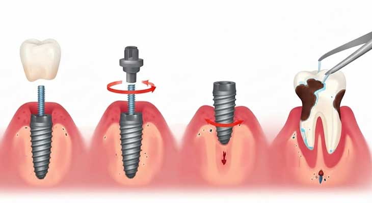 فاصله بین کشیدن دندان تا ایمپلنت