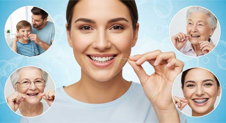 نخ دندان کشیدن