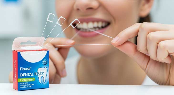 نخ دندان کشیدن