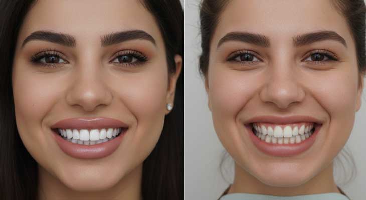 تأثیر کامپوزیت بر چهره