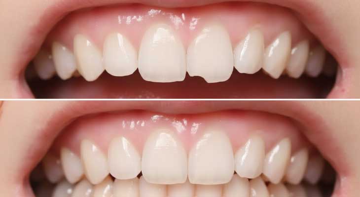 شکستن کامپوزیت دندان