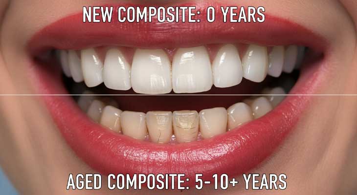 طول عمر کامپوزیت دندان