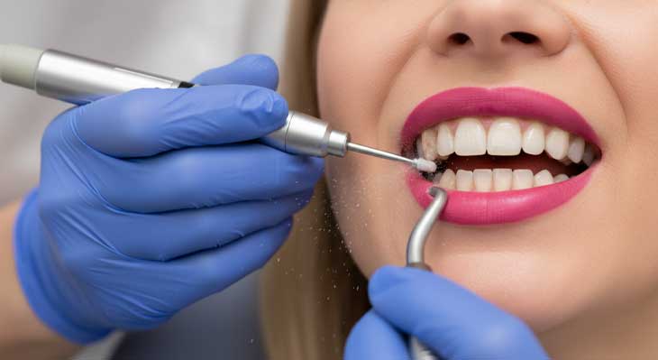 برداشتن کامپوزیت دندان